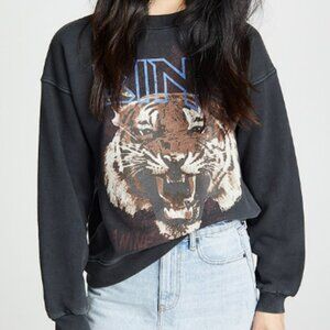 Anine Bing Tiger Sweatshirt Size S